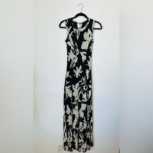 FUZZI by Jean Paul Gaultier Black and White Maxi Dress Size S